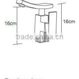 HD4500 35/40 мм Водяной знак качества квадратный ванных смеситель для раковины с кнопкой включения WELS thumbnail-2