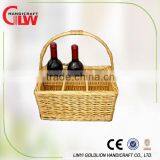 6 bottles wicker wine basket, wicker basket