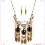 Wholesale Cheap Fashion Gold Plated Necklace and Earring Set Made in China thumbnail-1