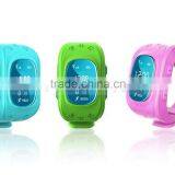 Silicone SOS Phone Emergency GPS Tracker Kid Phone Wrist Watch With SIM Card Slot Phone Call For Children Old People thumbnail-2