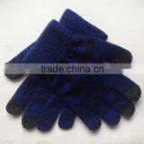 Ladies Knitted Gloves Touch Screen Stripe Gloves Texting Capacitive Smartphone thumbnail-3