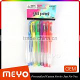 Multicolor scented gel ink pen