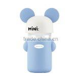 Wholesale 340ml Single Wall Borosilicate Glass Bottle With Silicone Sleeve thumbnail-2