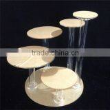 Clear Plastic Customed Cake Display Stand for Promotion and Birthday thumbnail-3