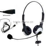 3.5mm Binaural Over the Head Multimedia Telephone Headset thumbnail-1