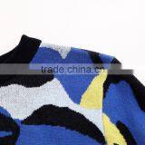 Woman Sweater Round Neck Long Sleeve Newest Fashion Jacquard Pullover thumbnail-3