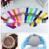 Wholesale 2016 Charm Geneva Silicone Wristband All Colors Cheap Sport Watch Silicone thumbnail-6