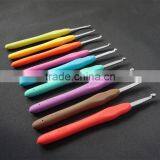 9pcs Aluminum Crochet Hooks