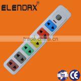 Universal 2 Pin 6 Way Outlet Extension Socket (E1006S)