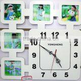 Clock With Picture Frame,multiple Photo Frame thumbnail-1