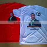 OEM Customise Logo Printed Advertising Sublimation T-shirt