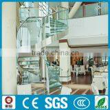 Modern Commercial Hotel Glass Curved Stairs Price thumbnail-1