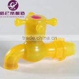 2015 wholesale ceramic core ABS plastic tap with cold and hot water tap washing machine faucet PVC bibcock