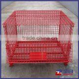 Foldable Warehouse Industrial Storage Heavy Duty Galvanized Wire Cage