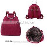 China Fashion Factory OEM Designer Nylon Women Washable Backpack thumbnail-1