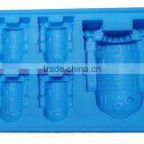 Chocolate Cookies Baking Mould Diy Tool Siliconea R2-D2 Cocktails Ice Cube Mold Tray Bar Party Drink SQ150 thumbnail-2