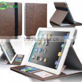 High Quality Multi-function Wallet Stander Tablet Flip Leather Bumper Case for Ipad 3 thumbnail-1