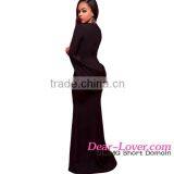 Latest Cheap Black Cape Shawl Party Prom Gown Evening Dress Sexy thumbnail-2