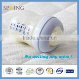 Bamboo Waterproof Crib Mattress Pad With Deep Skirt thumbnail-4