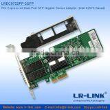 LREC9722PF-2SFP PCIe 1000M 2 SFP Port Server Fiber Optic Network Card