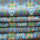 Polyester Stretched Poly Spun Knitted Fabric for Summer Dress