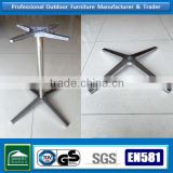 China supplier outdoor table base cast aluminum