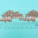 HC4761-1 Hechun Fashion Rhinestone Ribbon Trim for Wedding Dress thumbnail-5