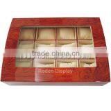 Blank Watches Box 12 Wood/ Cheap Promotion 12 Slots Watches Box Winder