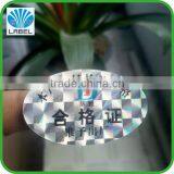 Custom Hologram Sticker Adhesive Anti-counterfeit Sticker Tamper Proof Seal Sticker