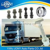white zinc plated truck wheel bolt for HION bolts