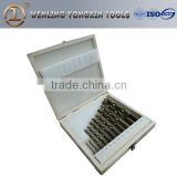 HSS drill sets with straight shank twist drill in amber color M35 Co 5%