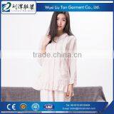 Plaid Ruffle Pajama Sleepwear for Women Supplier thumbnail-1