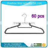 Non-Slip Beige Velvet Coat Hangers for Wide Shoulder thumbnail-6