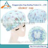 Women Satin With 100% EVA Inner Waterproof Double Layer Shower Caps