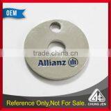 Wholesale Bulk Custom Shopping Cart Trolley Silver Metal Tokens thumbnail-2