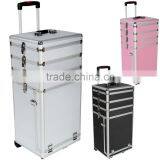 2016 Wholesale Large Capacity Aluminum Trolly Case for Salon Quality Choice thumbnail-4