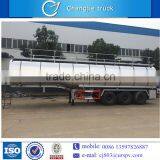 High Performance 40cbm Stainless Steel Edible Oil Tanker Semi Trailer thumbnail-1