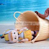 Handmade Plastic Cane Bed Linen Storage Hotel Laundry Basket thumbnail-4