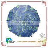 Wholesale Black Metal 3D Pattern Art Folding Umbrella thumbnail-3