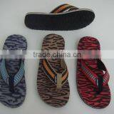 663 LOULUEN Summer Beach Slippers Men Flip Flops With Fabric Strap thumbnail-1