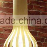 Hotel wood suspension light fixture for project,Hotel wood suspension light fixture,Suspension light fixture P1007-1