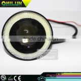 Factory direct high power super bright 30W LED headlight for cars with colorful inlay angle eyes
