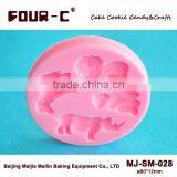 Wild Animals Silicone Molds for Sugar Art Decorative Mould Food Grade Silicone Factory