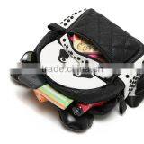Fashion pu Backpack Handmake Panda Design Day Backpack Bag for Young thumbnail-4
