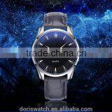 Luxury New Arrival Factory Price Business Men Leather Watch thumbnail-1