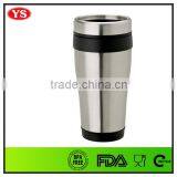 Customized 14 Ounce Inner Plastic and Insulated Stainless Tumbler With Lid thumbnail-4