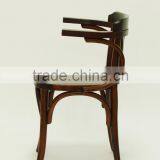 Wooden Design Coffee Shop Arm Chair thumbnail-4