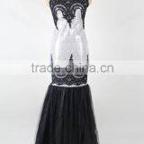 Latest Fashion 5 Colors Ready Stock Low Back Sexy Mermaid Evening Dress With Sequin thumbnail-1