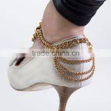 Sandals foot chain four layers anklets