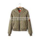 Fashion Women Down Zip Clothes Lady Girl Cotton Padding Padded Bulk Wholesale Jacket thumbnail-5